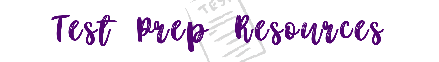 Test Prep Resources 